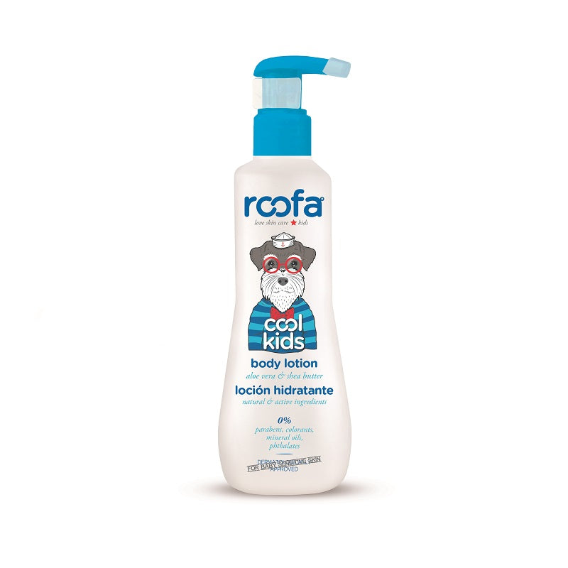 Roofa Cool Kids Body Lotion (Natural With Aloevera & Shea Butter) 300Ml