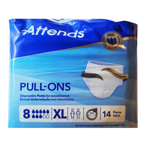Attends Pull On Plus 8 Extra Large 4X14