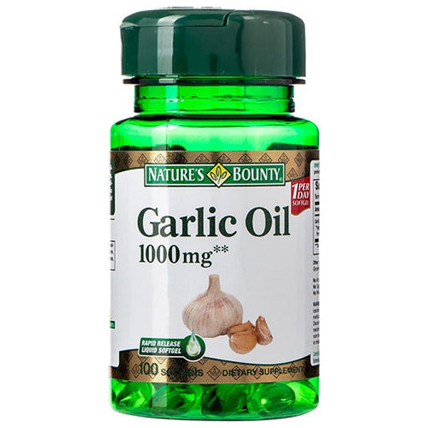 Natures Bounty Garlic Oil 1000Mg Caps 100S
