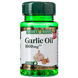 Natures Bounty Garlic Oil 1000Mg Caps 100S
