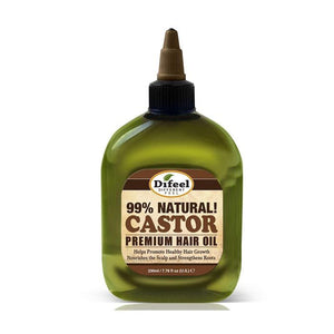 Difeel 99% Natural Castor Premium Hair Oil 75Ml : 14537