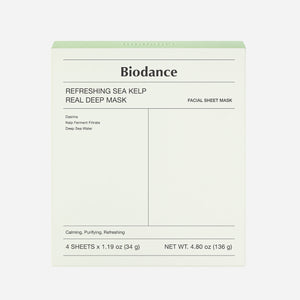 Biodance Refreshing Sea Kelp Real Deep Mask 4 Pcs