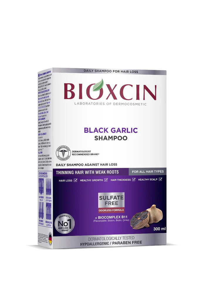 Bioxcin Black Garlic Shampoo 300Ml