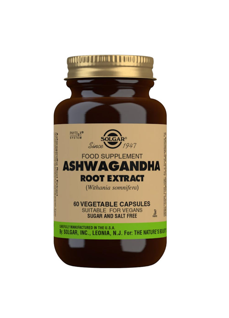 Solgar Ashwagandha Root Extract Veg Cap 60s