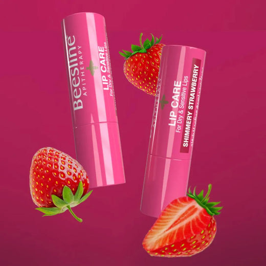 Beesline Lip Care Shimmery Strawberry (1 + 1 ) Pack