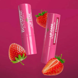 Beesline Lip Care Shimmery Strawberry (1 + 1 ) Pack