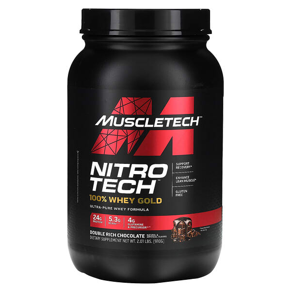Mtnitro Tech 100% Whey Gold Double Rich Chocolate 2Lbs