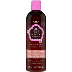 hask shea butter & hibiscus oil shampoo 355ml