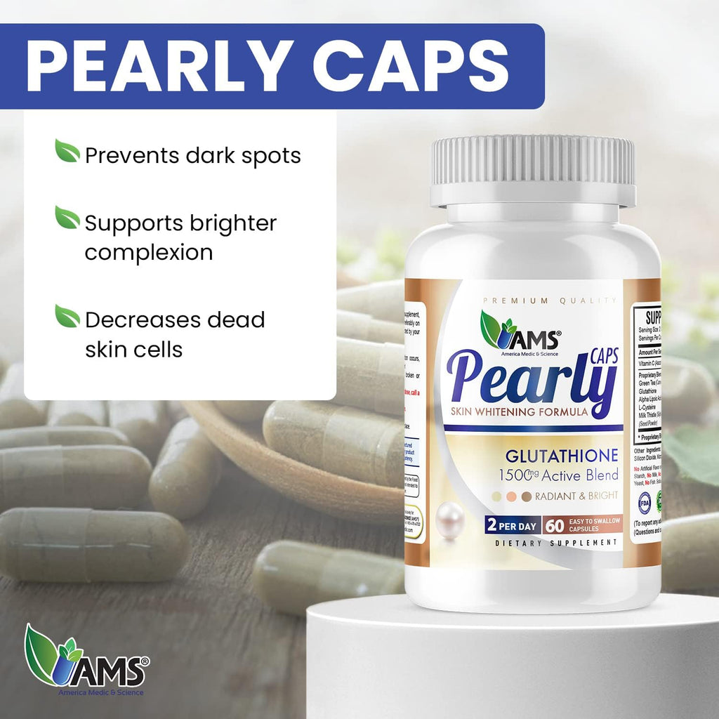 Ams Pearly Skin Whitening Formula 60 Capsules