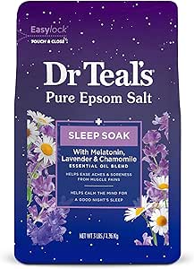 dr teals epsom bath salt - melatonin 1.36 kg