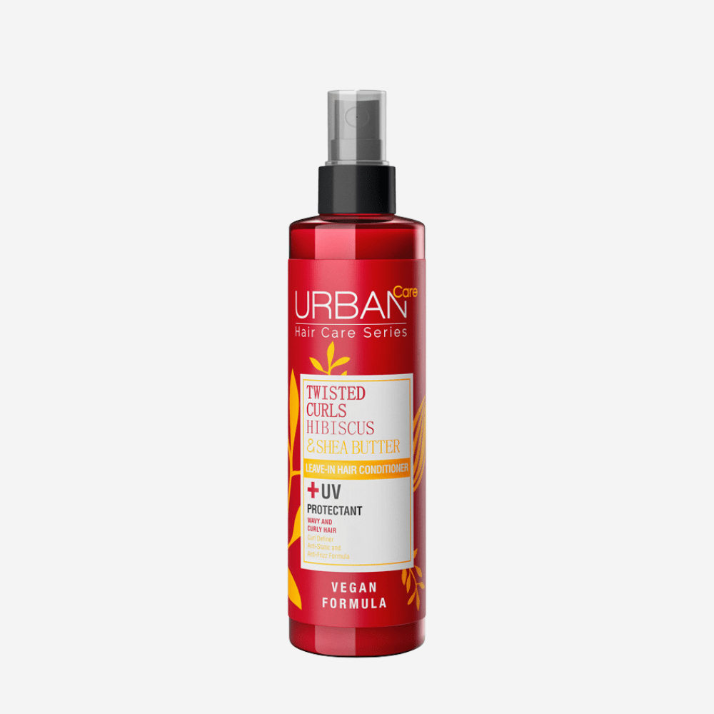 Urban Care Twisted Curls Hibiscus & Shea Butter Leave In Conditioner Spray (2 Phase) 200 Ml