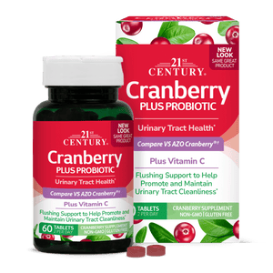 21St Century Cranberry Plus Probiotic Tab 60S