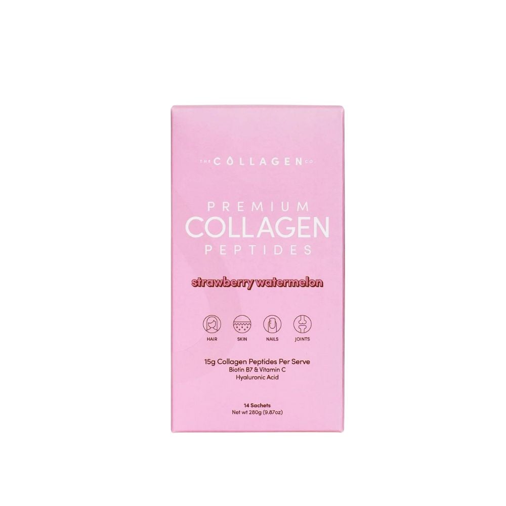 The Collagen Premium Collagen Peptides Strawberry Watermelon Sachets 14S