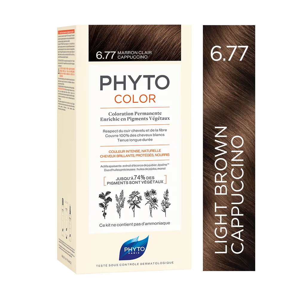 Phyto Phytocolor 6.77 Light Brown Cappuccino