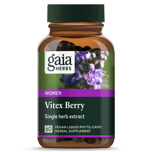 Gaia Herbs Vitex Berry Womens Health Support Caps 60s