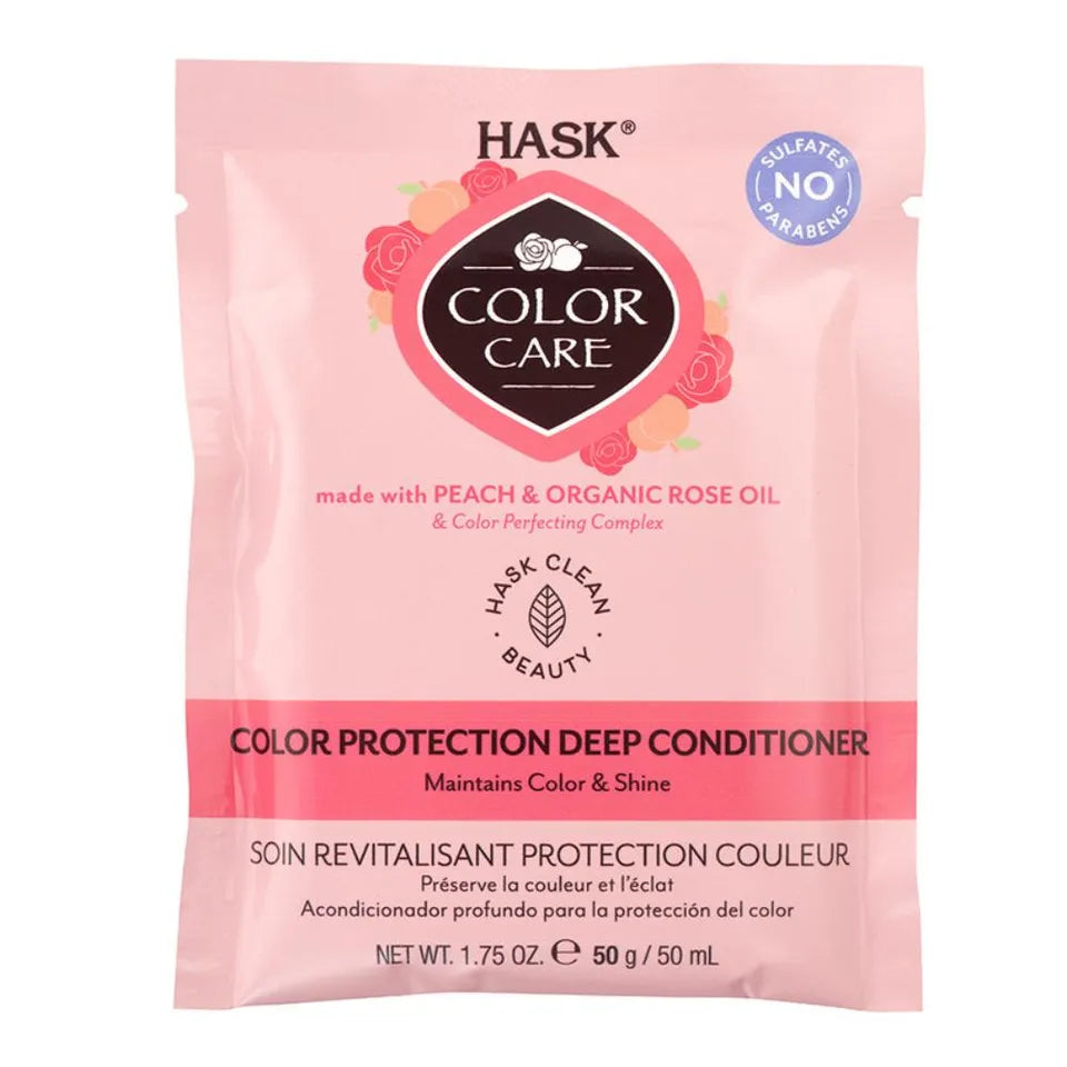 Hask Color Care Rose & Peach Color Protection Deep Conditioner Packette 50G