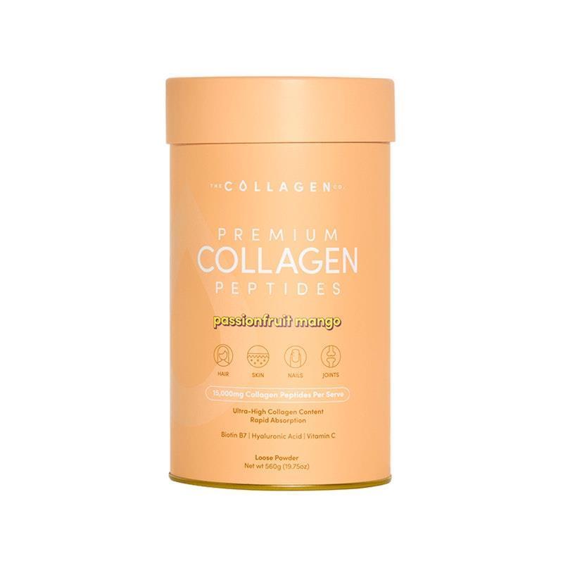 The Collagen Premium Collagen Peptides Passionfruit Mango 560Gm