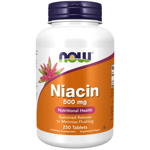 Now Niacin 500 Mg Tab 250S