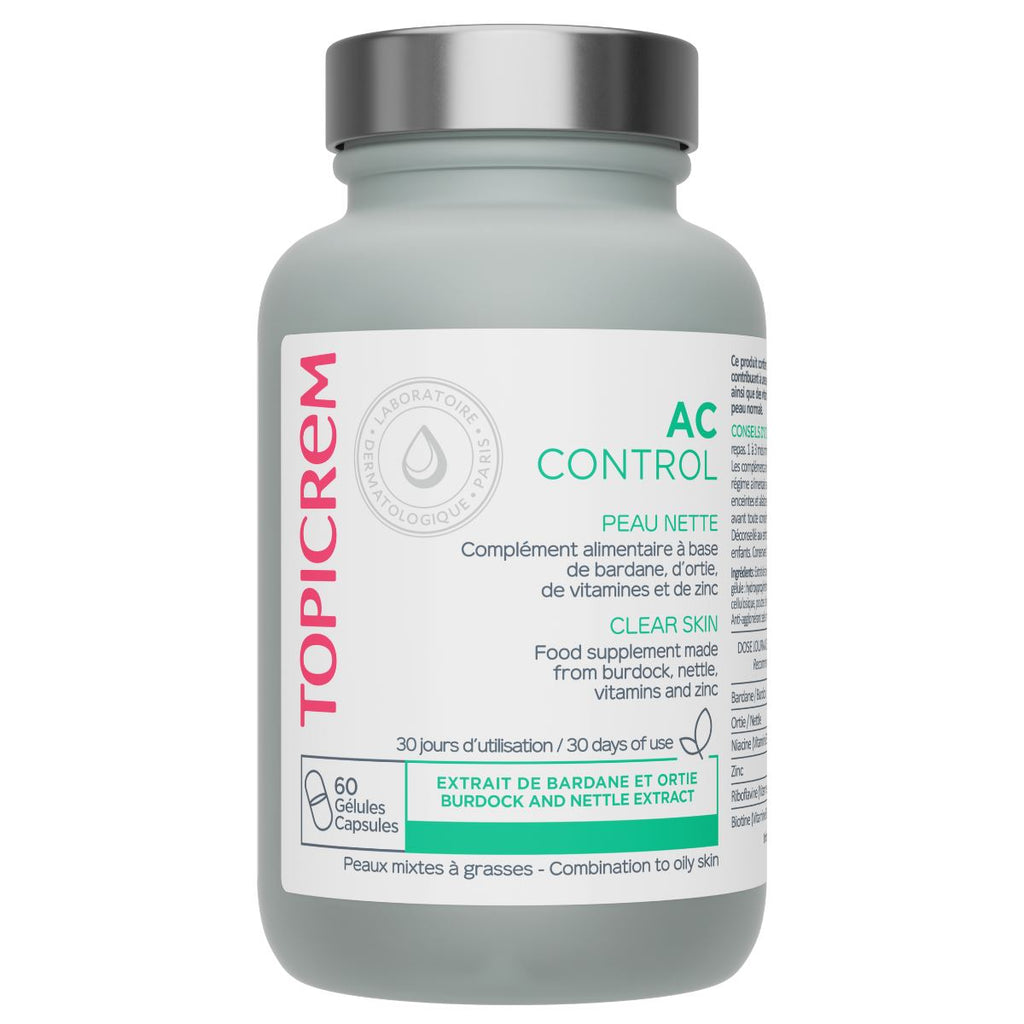 Topicrem Ac Control Clear Skin Food Suppliment Cap 60S