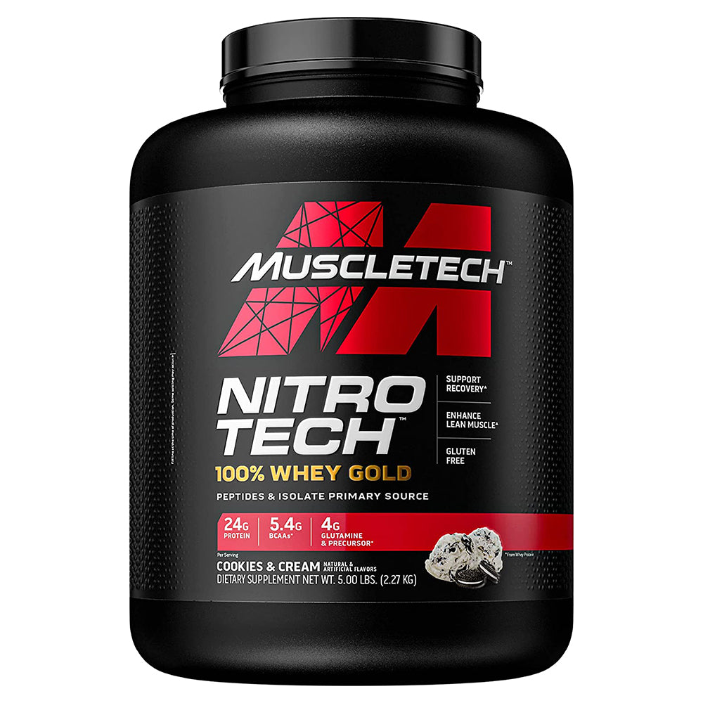 Mt Nitrotech 100% Whey Gold D R Chocolate 5Lbs