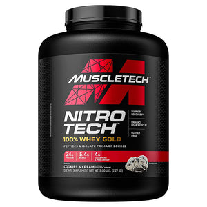 Mt Nitrotech 100% Whey Gold D R Chocolate 5Lbs
