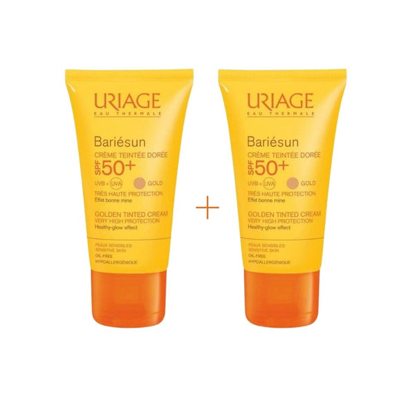 URIAGE BARIESUN SPF 50+ MOISTURIZING FAIR TINTED CREAM ( 1+1 FREE ...