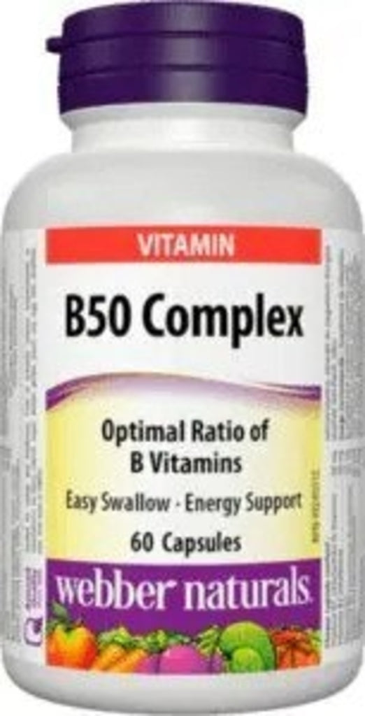 Webber Naturals Vit B Complex 50Mg Tab 60S