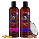 Hask Curly Care Shampoo 355Ml & Conditioner 355Ml X2 Value Pack