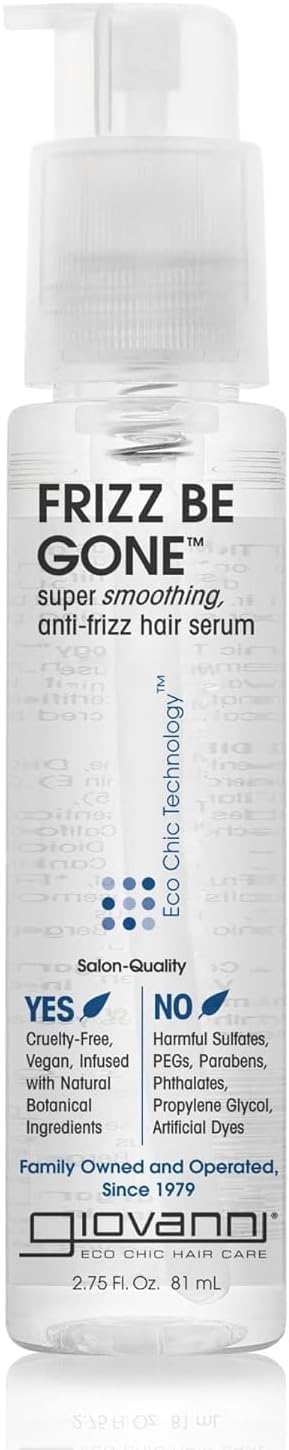 Giovanni Frizz Be Gone Super-Smoothing Anti -Frizz Hair Serum 81Ml