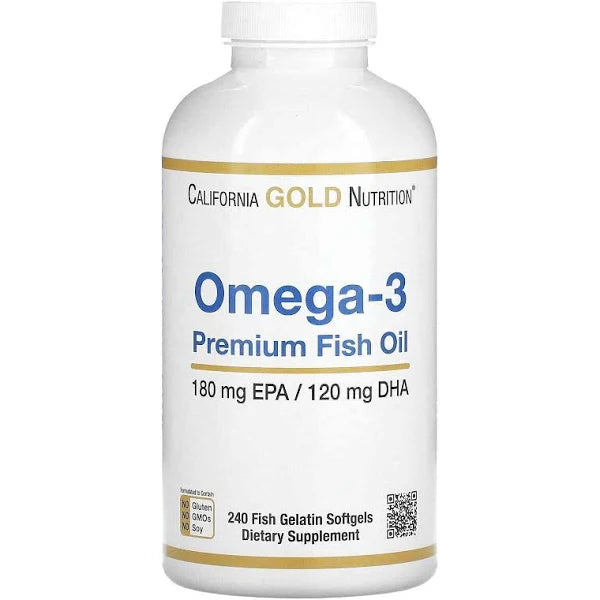 California Gold Nutrition Omega 3 Fish Oil Softgel 240S