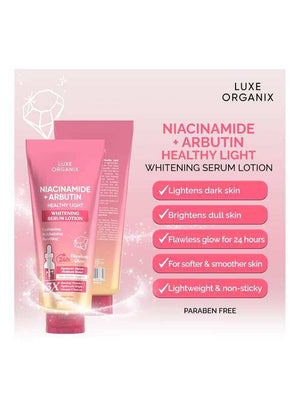 Luxe Organix Niacinamide+Arbutin Whitening Serum Lotion 350Ml