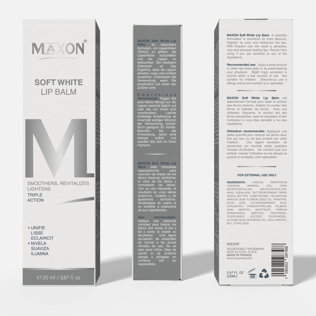 Maxon Soft White Lip Balm 20Ml