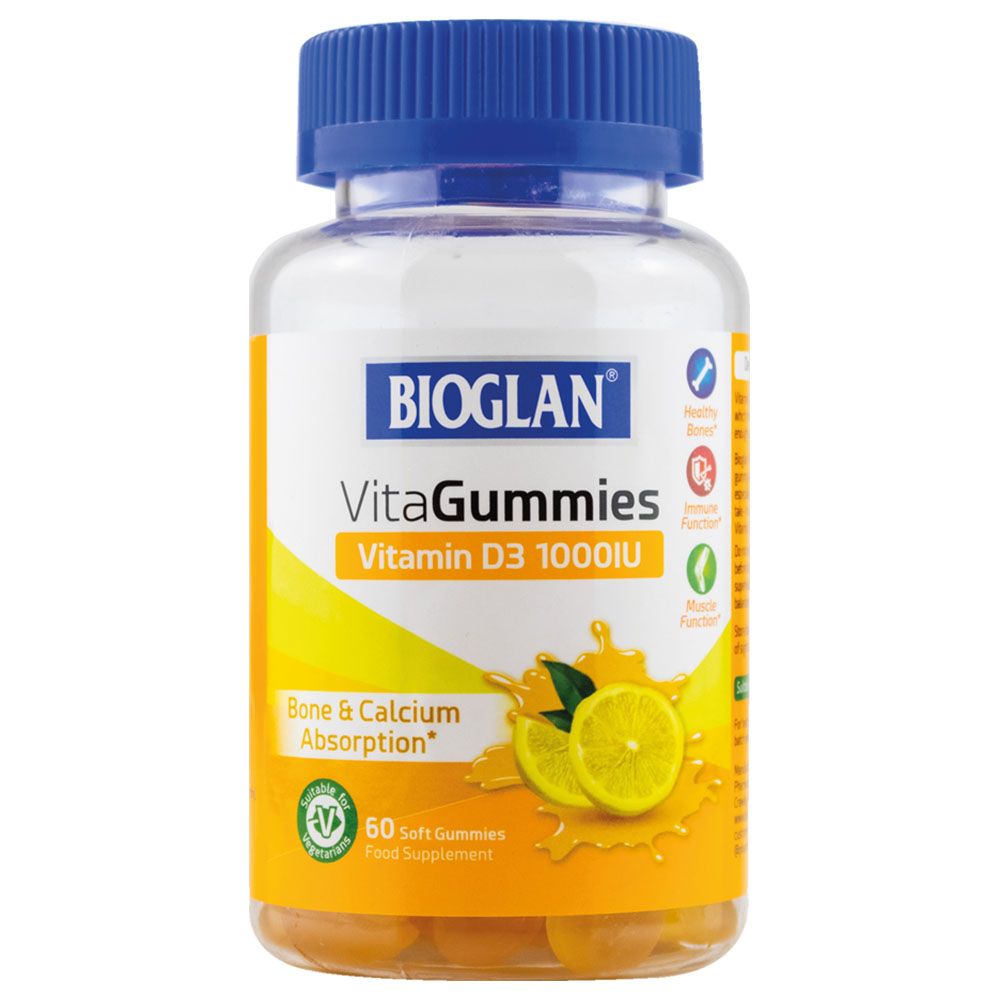 Bioglan Vitamin D3 1000Iu Gummies 60S