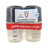 Vichy Homme Déodorant 48H Anti-Transpirant Anti- Traces - 2X50Ml ( Offer )