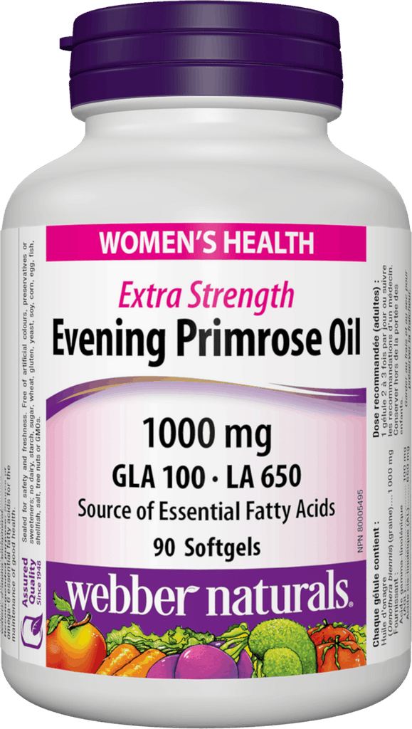 Webber Naturals Evening Primrose Oil 1000Mg 90S