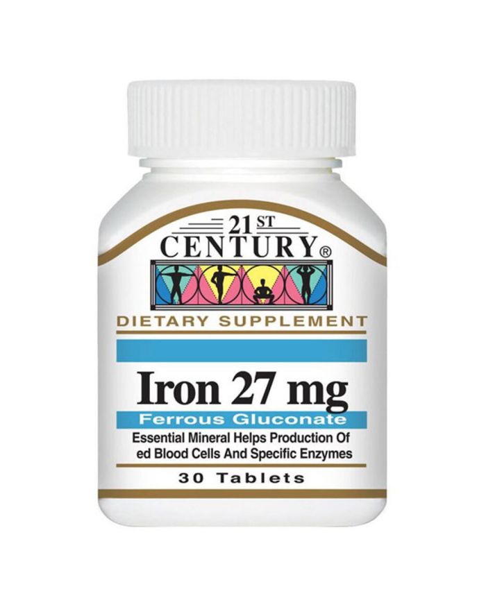 21st Century Iron 27Mg Tab 30's