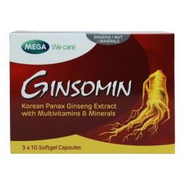 Ginsomin Energy Support Capsules - 30s