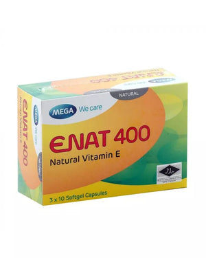 Enat 400mg Vitamin E Capsules - 30s