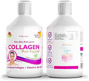 Swedish Nutra Collagen 5000 Fish Pure Peptide Liquid  500ml
