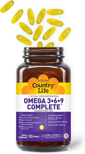 Country Life Omega 3-6-9 Complete Softgel 90S 4100