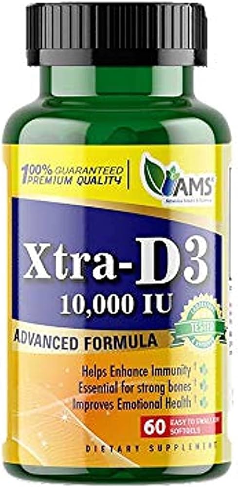 AMS Xtra- D3 10000 Iu Soft Gel 60s