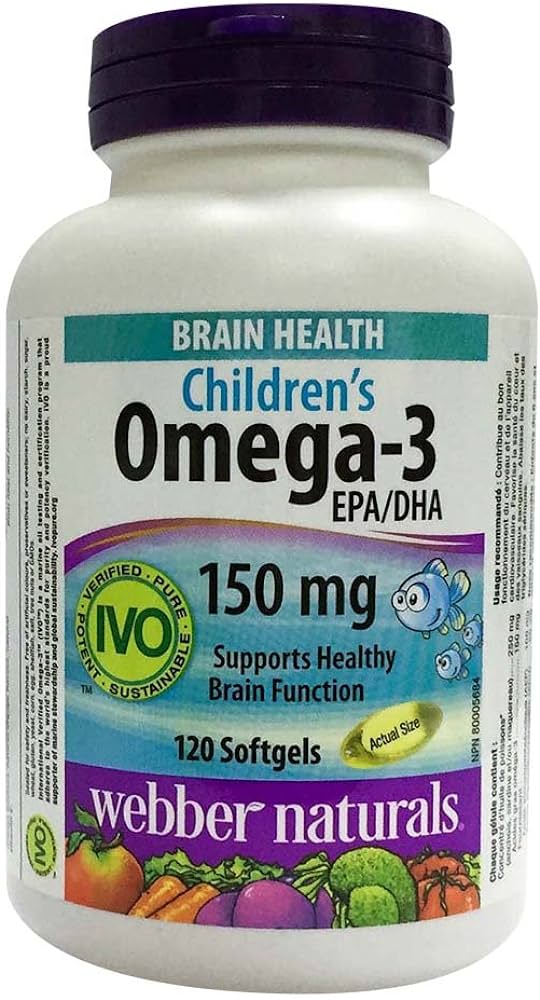 Webber Naturals Omega-3 Kids Softgels 120s