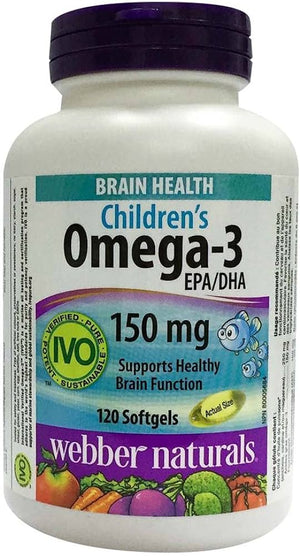 Webber Naturals Omega-3 Kids Softgels 120s