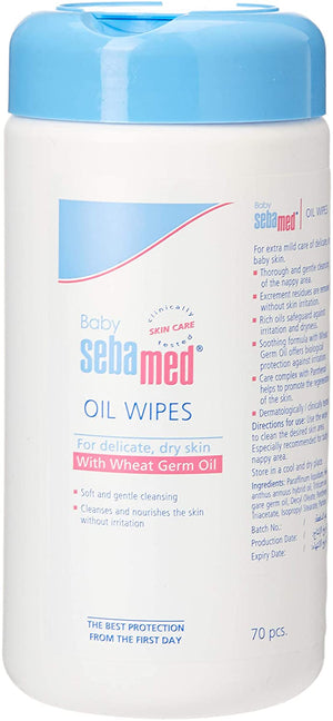 Sebamed Baby Oil Wipes 70S