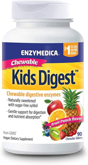 Enzymedica Kids Digest Chewable Fruit Punch Tab 60s