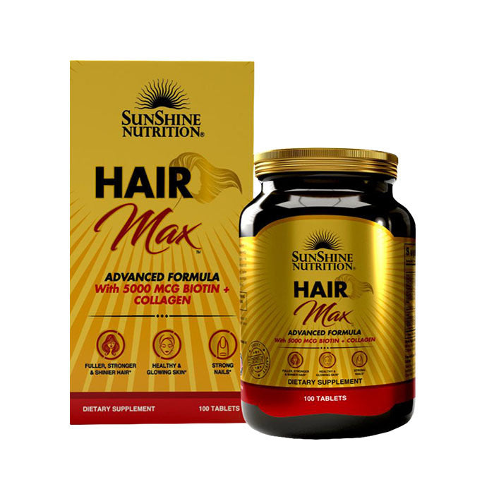 Sunshine Nutrition Hair Max Formula - 100 Capsules