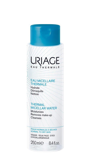 Uriage thermal micelar water blue for dry skin 250ml (1+1 offer )