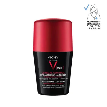 Vichy Deo Clinical Cntrl 96 Hrs Roll On 50Ml (Black)