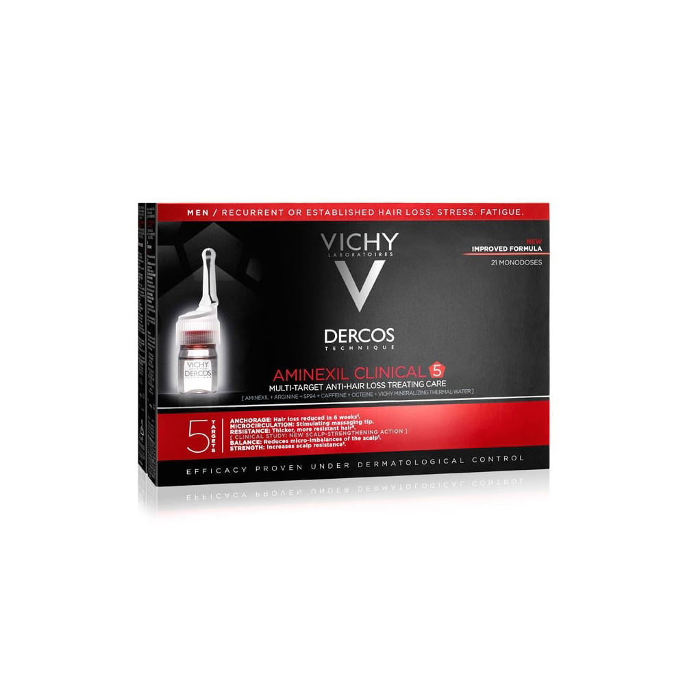 Vichy dercos aminexil clinical 5 Men doses 21s