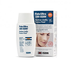 Isdin Foto Ultra 100 Active Sunscreen Unify Fusion Fluid No Color 50ml